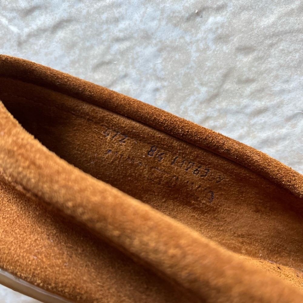 Minnetonka Moccasin size 8.5 brown color suede - Picture 7 of 9